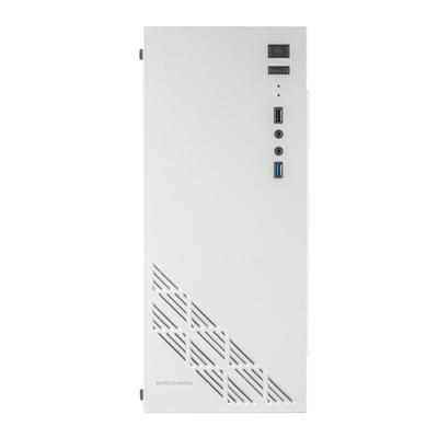 ATX Semi-toren BehuizingMars Gaming MC100W ATX LED RGB Wit - thumbnail