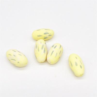 5 stuks 1:12 Mini huis Toy simulatie fruit model cantaloupe (geel)