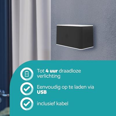 Eglo Design wandlampValgiano oplaadbaar rechthoek - 75873