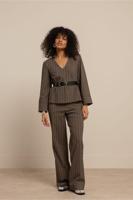 Studio Anneloes Cilou Stripe Top 13473 T-shirt Lange Mouw 7414 New Army/kit - thumbnail