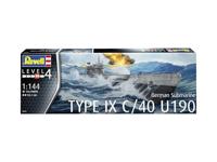 Revell 1/144 German Submarine Type IX C/40 (U190) - thumbnail