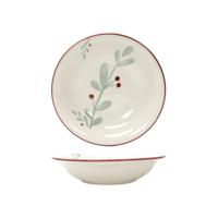 Svenska Living Bord diep 'berry' rood ø20,5cm - thumbnail