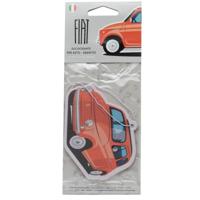 Sinaasappel - Retro Rood Fiat 500 Luchtverfrisser - thumbnail