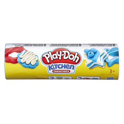 Play-Doh kitchen creations koekjestrommel met 2 kleuren klei verschillende kleuren