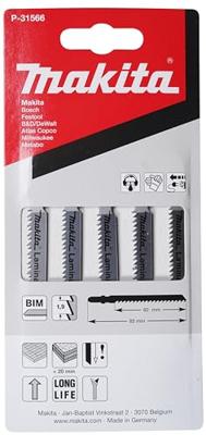 Makita P-31566 Decoupeerzaagblad HC19RBI 5 stuk(s)