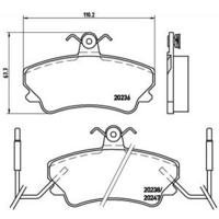 Remblokken set P68019 - thumbnail