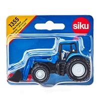 Siku New Holland tractor met voorlader blauw (1355) - thumbnail