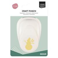 Vaessen Creative • figuurpons sneeuwman medium - thumbnail