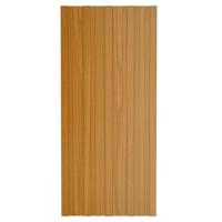 VidaXL Dakpanelen 12 st 100x45 cm gegalvaniseerd staal lichthout - thumbnail