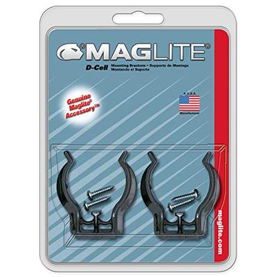 Maglite Auto-/wandhouder voor D-Cell staaflampen 2 stuks Brackets