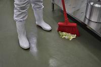 Vikan Ultra hygiënische steel 1500mm rood chemie bestendig - thumbnail