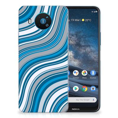 Nokia 8.3 | TPU bumper | Waves Blue