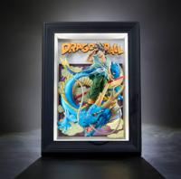 Dragon Ball Z Tamashii Art 3D Relief Picture Son Goku & Dragon 27 cm - thumbnail