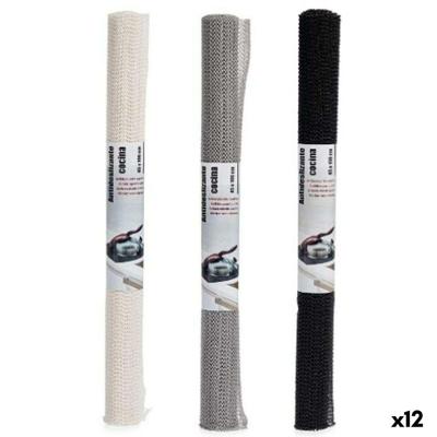 Antislipmat Kinvara Wit Zwart Grijs Rubber 45 x 0,1 x 100 cm 4,5 x 45 x 4,5 cm (12 Stuks)