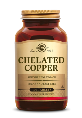Solgar Chelated Copper (Koper) Tabletten Solgar Chelated Copper (Koper) Tabletten