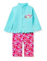 Playshoes zwempak lange mouw Flamingo Mint Roze-98-104 - thumbnail