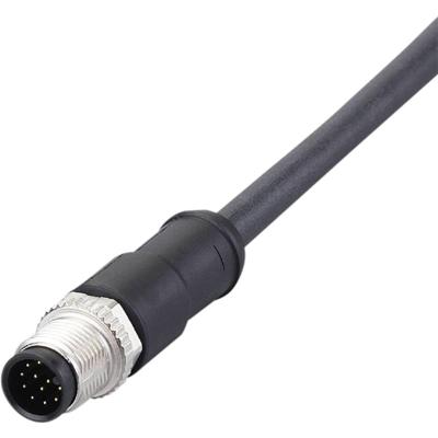 ifm Electronic E12455 Verbindingskabel Aantal polen (sensoren): 12 Stekker, recht 5 m 1 stuk(s)