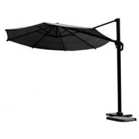 Nesling Coolfit zweefparasol Plus rond antraciet 3.5 meter - thumbnail