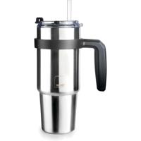 Beker met oor Ibili 669006 Grijs Roestvrij staal 580 ml - thumbnail