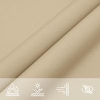 VidaXL Zonnescherm driehoekig 2,5x2,5x3,5 m oxford stof beige - thumbnail