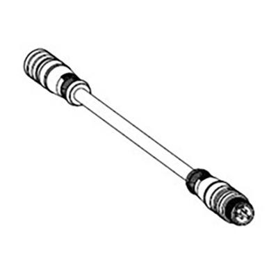 Molex 1200060025 Sensor/actuator connector, geassembleerd Aantal polen (sensoren): 4 Bus 5.00 m 1 stuk(s)