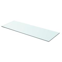 Wandschap transparant 70x25 cm glas - thumbnail