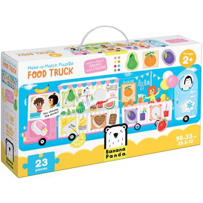 Banana Panda - maak de puzzel passend foodtruck - 23st.