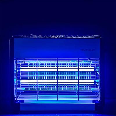 V-TAC VT-3216 11179 Insectenvernietiger UV-lamp 16 W (Ø x h) 354 mm x 93.5 mm Aluminium, Zwart 1 stuk(s)