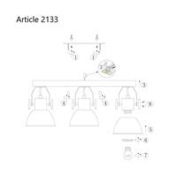 Mexlite Spot gearwood 2133 groen - thumbnail