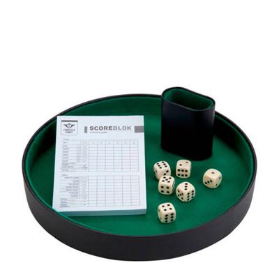 Pokerpiste dobbelset compleet - 26 cm