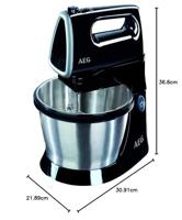 AEG SM3300 Mixer Zwart - thumbnail