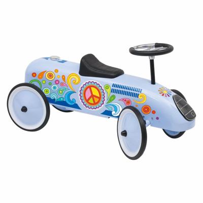 Goki Loopvoertuig retro blauw Goki Loopvoertuig retro blauw