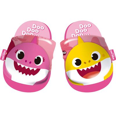 Pinkfong instappers Baby Shark junior polyester roze mt 32 33