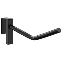 Zadelrek met hoofdstelhaak 1 stang draagbaar ijzer zwart - thumbnail