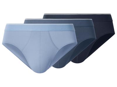 esmara Men Set van 3 heren onderbroeken (Marineblauw/donkerblauw, M)