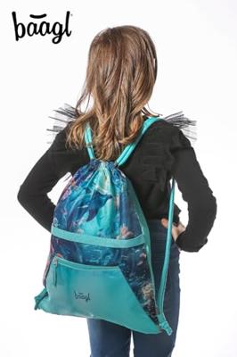 Baagl Dolfijn Gymtas met Rits