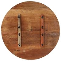 VidaXL Tafelblad rond 25-27 mm 70 cm massief gerecycled hout - thumbnail
