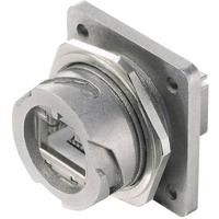 Telegärtner 100007415 STX V1 RJ45-flensset metaal variant 1 100007415 Koppeling, inbouw Aantal polen: 8P8C Aantal polen (sensoren) 8P8C Metaal 1 stuk(s) - thumbnail