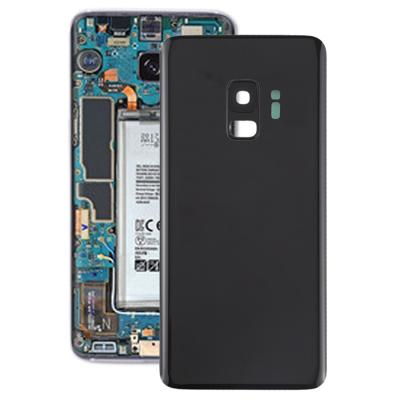 Batterij achtercover met camera lens voor Galaxy S9 (zwart)