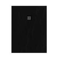 Douchebak Sanitop Just Creating Relievo Crag 90x120 cm Mat Zwart - thumbnail