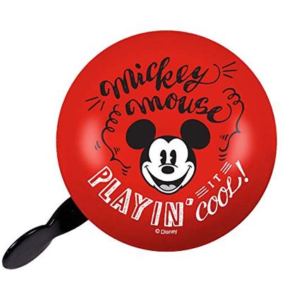 Bel SP staal bell mickey mouse rood