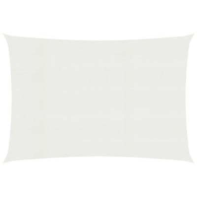 VidaXL Zonnezeil 160 g/m² 2x2,5 m hdpe wit