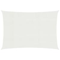 VidaXL Zonnezeil 160 g/m² 2x2,5 m hdpe wit - thumbnail