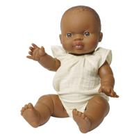 Heless Poppenbody geel met ruches, 28-35 cm - thumbnail