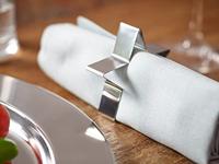 ECHTWERK Tafel accessoires (servetringen van ed, RVS, 4-delig) - thumbnail