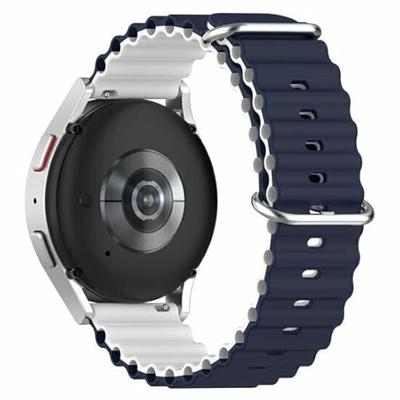 Ocean Style bandje - Donkerblauw / wit - Xiaomi Redmi Watch 5 Active / Redmi Watch 5 Lite
