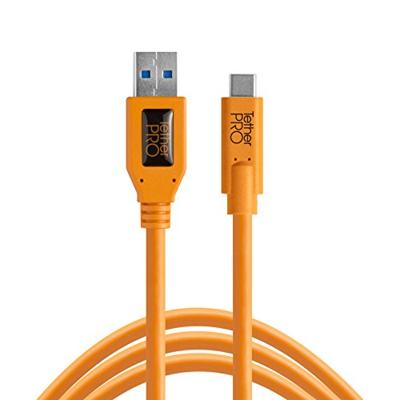 Tether Tools USB-kabel USB-C stekker, USB-C stekker 4.60 m Oranje CUC3215-ORG Tether Tools USB-kabel USB-C stekker, USB-C stekker 4.60 m Oranje CUC3215-ORG