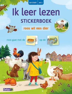 Deltas ik leer lezen stickerboek Roos wil een dier Deltas ik leer lezen stickerboek Roos wil een dier