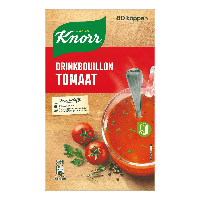 Knorr drinkbouillon tomaat, 175 ml, doos van 80 stuks - thumbnail