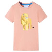 VidaXL Kindershirt 116 lichtoranje - thumbnail